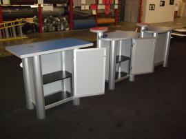 (2) MOD-1184 Modular Pedestals and (1) Modified MOD-1184 Modular Pedestal with Locking Storage -- Image 2