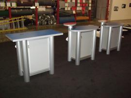 (2) MOD-1184 Modular Pedestals and (1) Modified MOD-1184 Modular Pedestal with Locking Storage -- Image 3