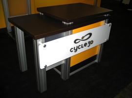 MOD-1260 Modular Trade Show Counter with Locking Storage -- Image 1