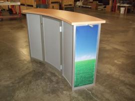 Custom Modular Counter with Tension Fabric Graphics