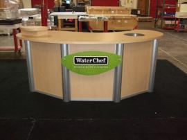 (1) Visionary Designs Custom Modular Counter and (1) MOD-1184 Modular Pedestal  -- Image 1