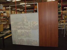 Custom Euro LT Modular Laminate Exhibit with Tension Fabric Graphics -- Image 2