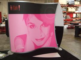 Magellan MOR VK-1076 Portable Hybrid Display with Tension Fabric Graphics