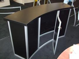 Large Trade Show Counter with Locking Storage -- Image 2