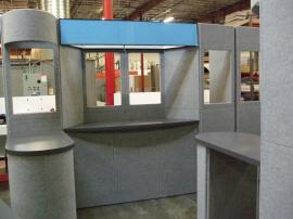 Multiple Intro Fabric Folding Panel Displays -- Image 1