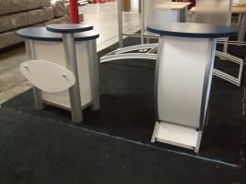 MOD-1184 and VK-1602 Modular Pedestals with Locking Storage -- Image 1