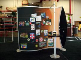 Magellan MOR VK-1078 Trade Show Display with Workstation