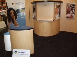 10' x 20' Euro LT Laminate Modular and Custom Exhibit Inline -- Image 1