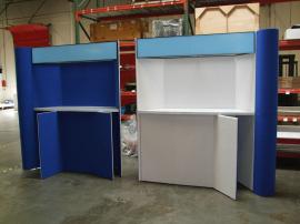 Intro Folding Fabric Displays with Alcove Counters and Backlit Headers -- Image 1