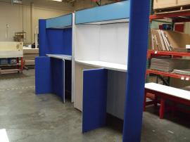 Intro Folding Fabric Displays with Alcove Counters and Backlit Headers -- Image 2