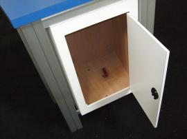 LTK-1158 Custom Modular Pedestal with Locking Storage -- Image 3