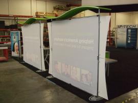 (2) VK-1233 Sacagawea Portable Hybrid Displays with MOD-1243 Modular Pedestals -- Image 2