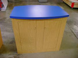 (2) Euro LT Laminate Counters with Locking Storage and Shelf