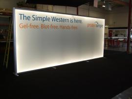 SEGUE Custom Lightbox with Fluorescent Lighting and Tri-Fab SEG Fabric Graphics -- Image 1