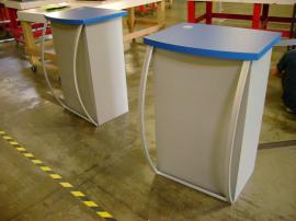 MOD-1121 Pedestals (missing the tension fabric facade)