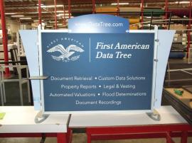 Sacagawea VK-1291 Table Top Display with Shelf and Tension Fabric Graphics -- Image 1