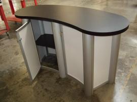 MOD-1183 Reception Counter with Locking Storage -- Back