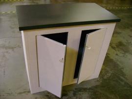 Modular Euro LT Fabric Counters with Locking Storage