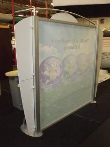 Custom Visionary Designs Hybrid Exhibit with (2) LTK-1001 Pedestals -- Image 3