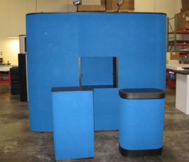 10' x 10' Quadro S Pop Up Display with Shadowbox