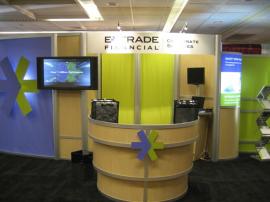 E*Trade Rental Exhibit -- 10' x 30' Hybrid Tradeshow Display