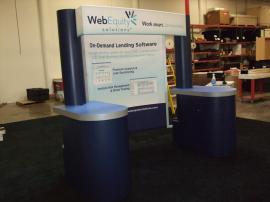 Custom Euro LT Modular Laminate Exhibit with Tension Fabric Graphics -- Image 2