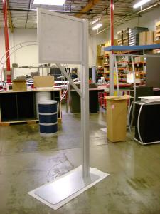 Custom Trade Show Counter, Workstation, and Shelves