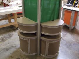 Trade Show Kiosk with Storage