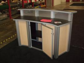 MOD-1143 Reception Counter with Locking Storage -- Back