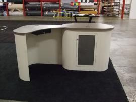 Modular Trade Show Counter with Pull Drawer and Internal Storage -- Image 2