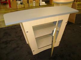 LTK-1002 Pedestal Counter with Shelves