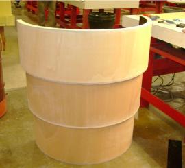 Custom Podium Stand in Wood Fabrication