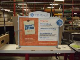 Sacagawea VK-1291 Portable Table Top Display with Tension Fabric and Direct Print Graphics -- Image 1