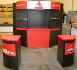 10' x 10' Euro LT Modular Laminate VK-5017 Display Vinyl and Velcro Graphics