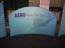 Aero TF-407 and TF-406 Portable Table Tops Displays with Tension Fabric Graphics -- Image 2