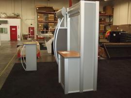 Visionary Designs VK-1029 Hybrid Exhibit with MOD-1121 Pedestal (shown without graphics) -- Image 2