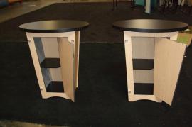 (2) LTK-1001 Modular Pedestals with Storage