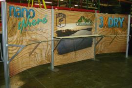 10' x 20' Visionary Designs Hybrid Exhibit w/ Custom Hanging Hardware for Clothing