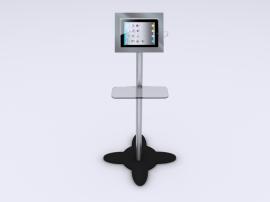 MOD-1276 Modular iPad Kiosks with Acrylic Keyboard Shelf -- Image 3