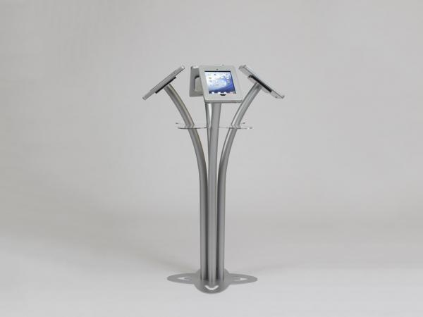 MOD-1338 Portable iPad Kiosk -- Silver