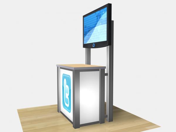 RE-1232  /  Rectangular Counter Kiosk - Image 3