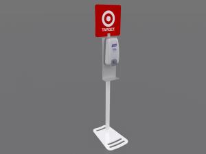MOD-9003 Hand Sanitizer Stand with Graphic