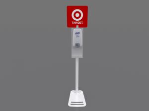 MOD-9003 Hand Sanitizer Stand with Graphic  -- Image 1 