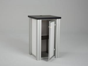 RE-1219 Rental Display / Square Pedestal Workstation -- Image 2