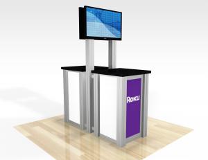 RE-1257 / Double-Sided Pedestal Kiosk - Image 1