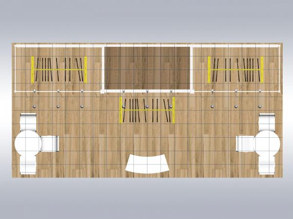 RE-2098 Trade Show Inline Exhibit -- Plan View