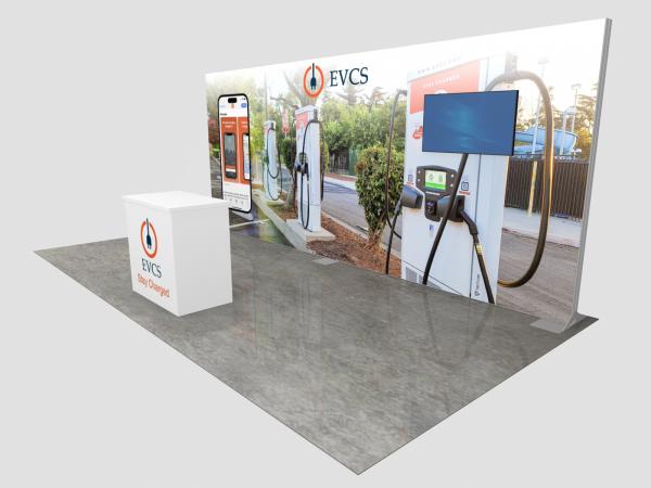 RE-2141 Rental Inline Exhibit with Fabric Graphic -- Image 2