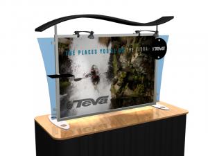 VK-1292 Portable Hybrid Trade Show Table Top Exhibit -- Image 1