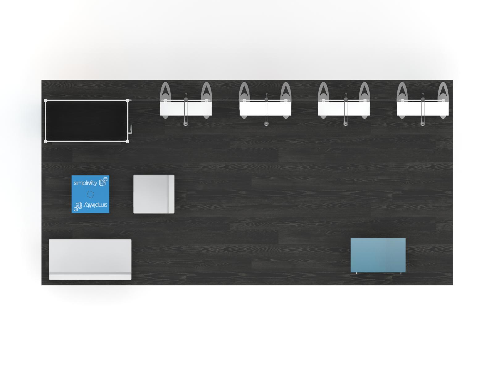 VK-2976 Trade Show Inline Exhibit -- Plan View